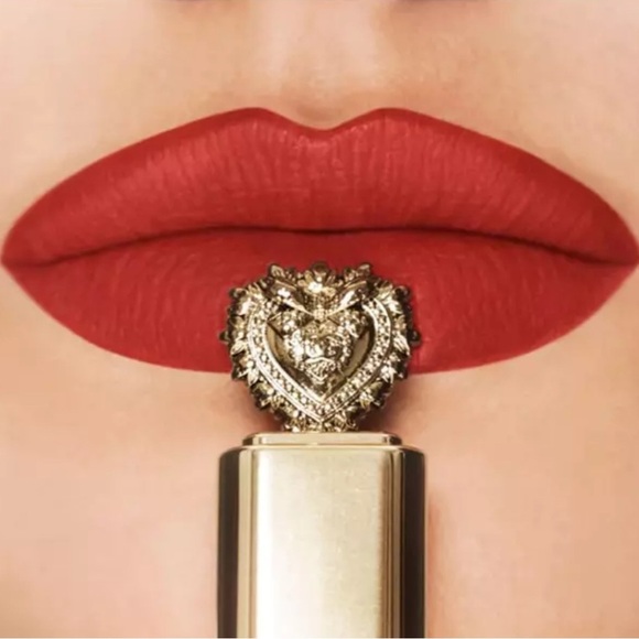 Dolce & Gabbana Devotion Liquid Lipstick-No Transfer Matte Lip #400 Orgiguo Red - Picture 2 of 4